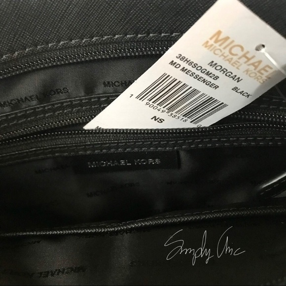 New authentic MK monogram Morgan Messenger Bag - Picture 7 of 7